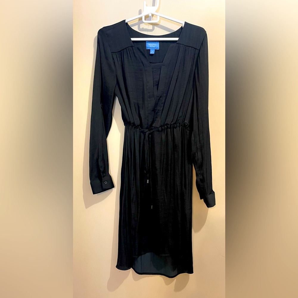 SimplyVera Black Long-Sleeve Dress